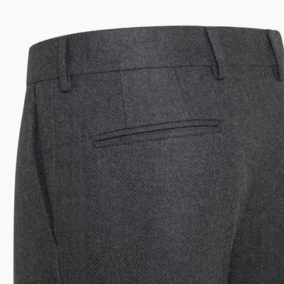 Adone Pleated Chino in Twill Wool Flannel