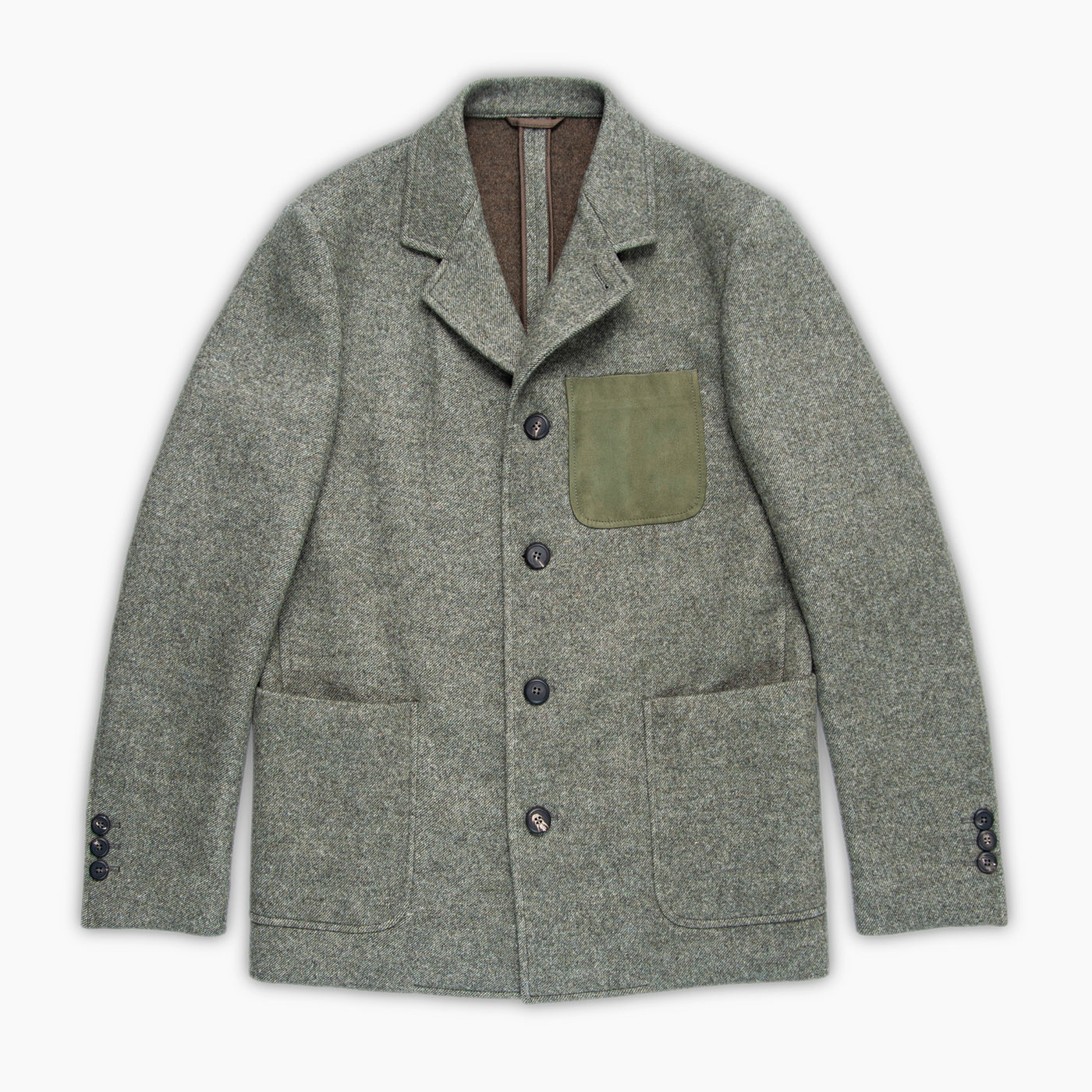 Bard double felted wool and cashmere blazer
