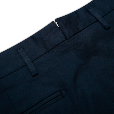 Bazile bermuda shorts in stretch gabardine cotton (dark blue)