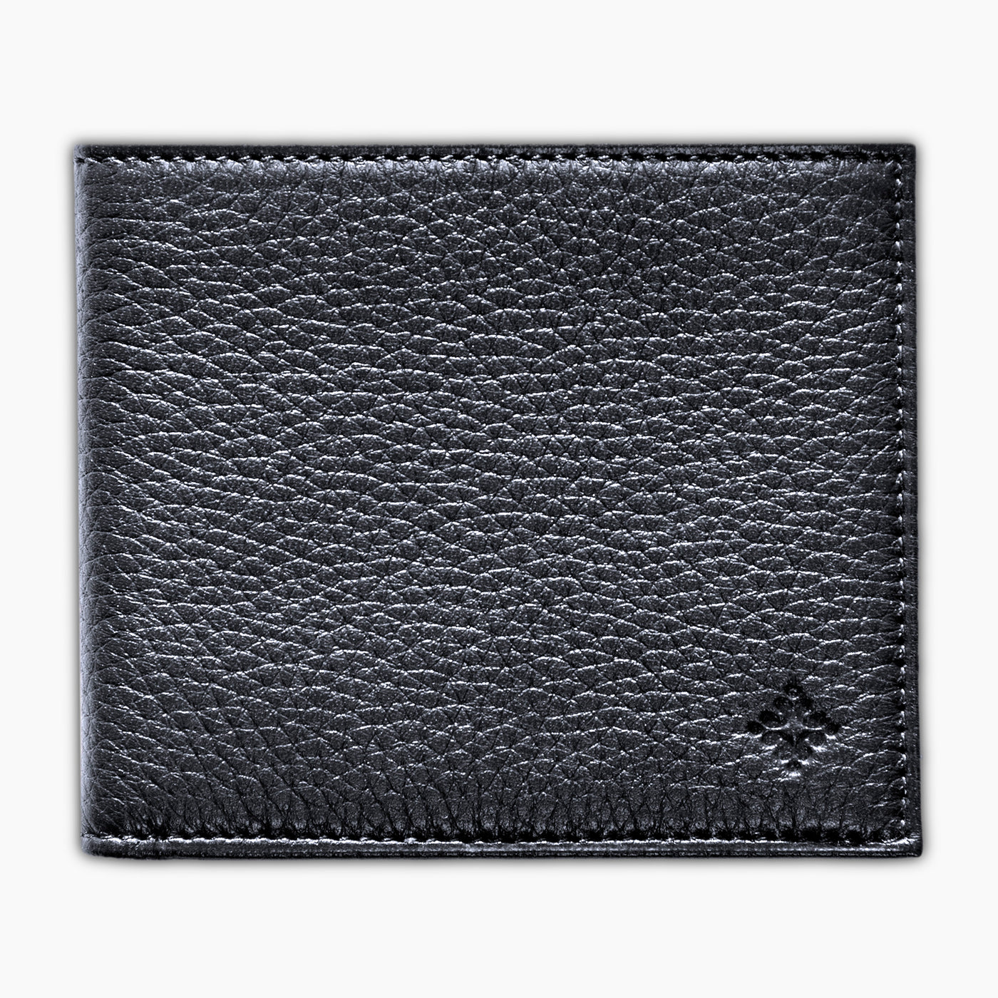 Benjamin 100% Deerskin Leather horizontal wallet (dark blue)