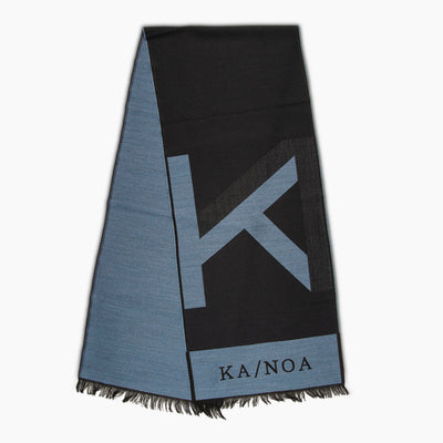 Enor placed K/N logo Scarf 100% Wool