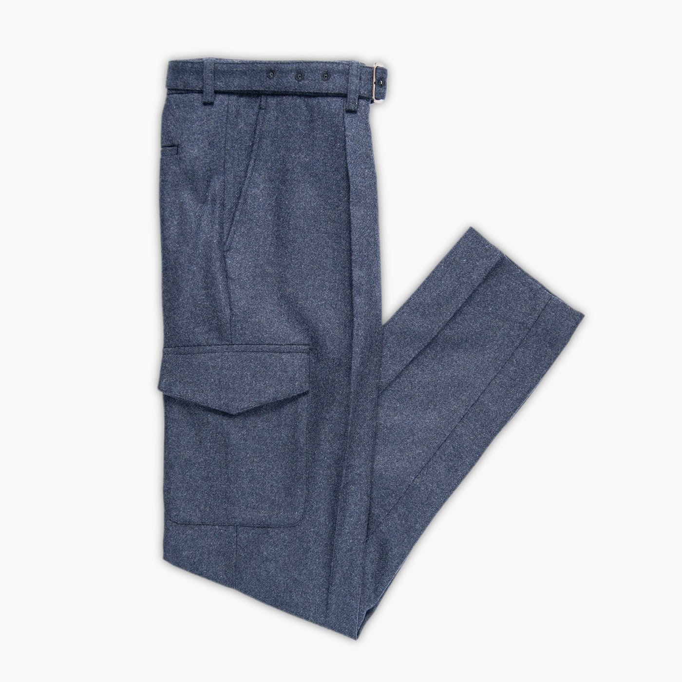 Kasey Honey Way wool cashmere flannel cargo pants