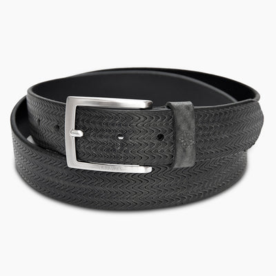 Manuel Vintage Leather Belt (charcoal grey)