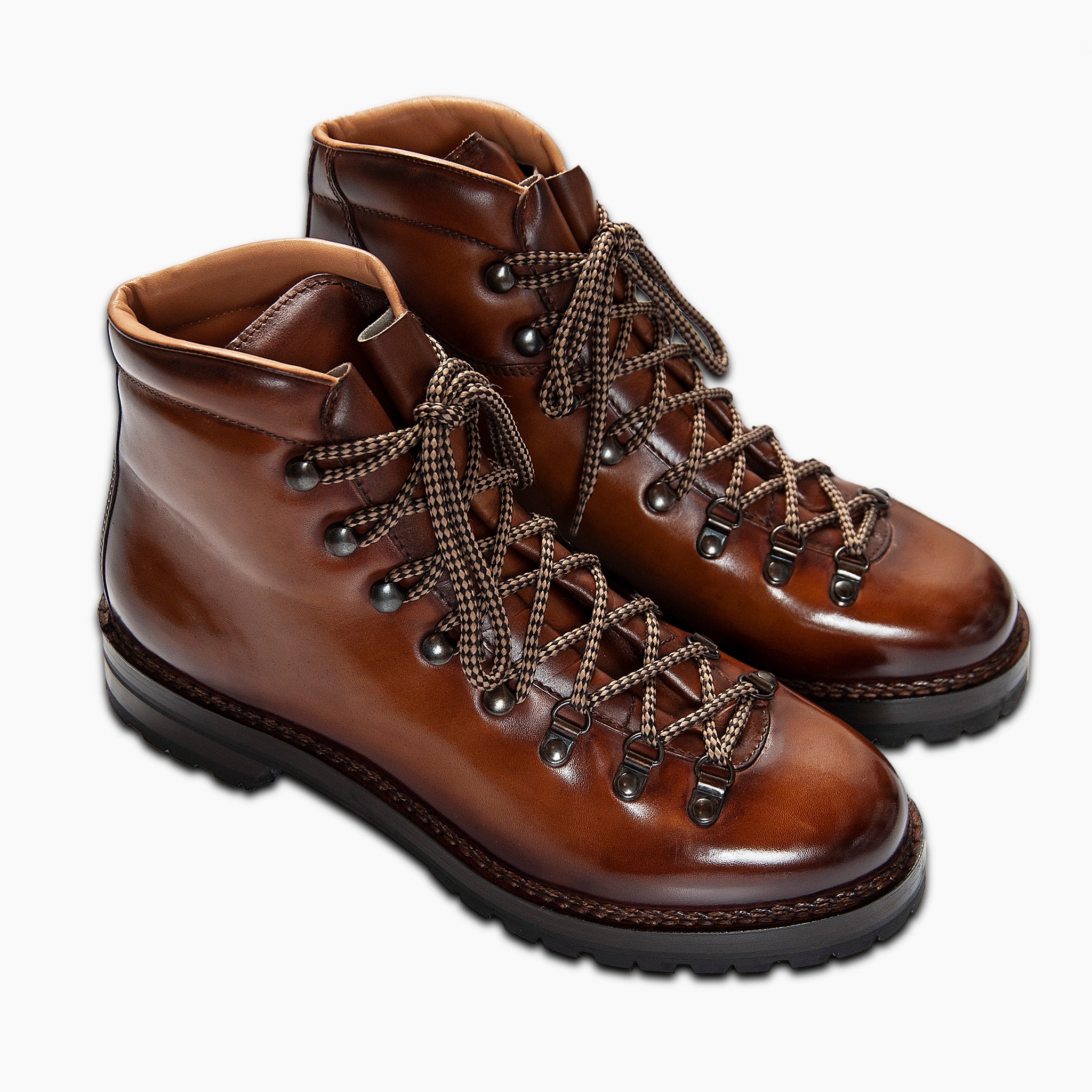 Marmolada entirely hand crafted urban trekking shoe - MEN (earth brown) 39
