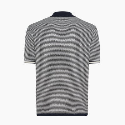 Adley short-sleeve knitted polo in Cotton
