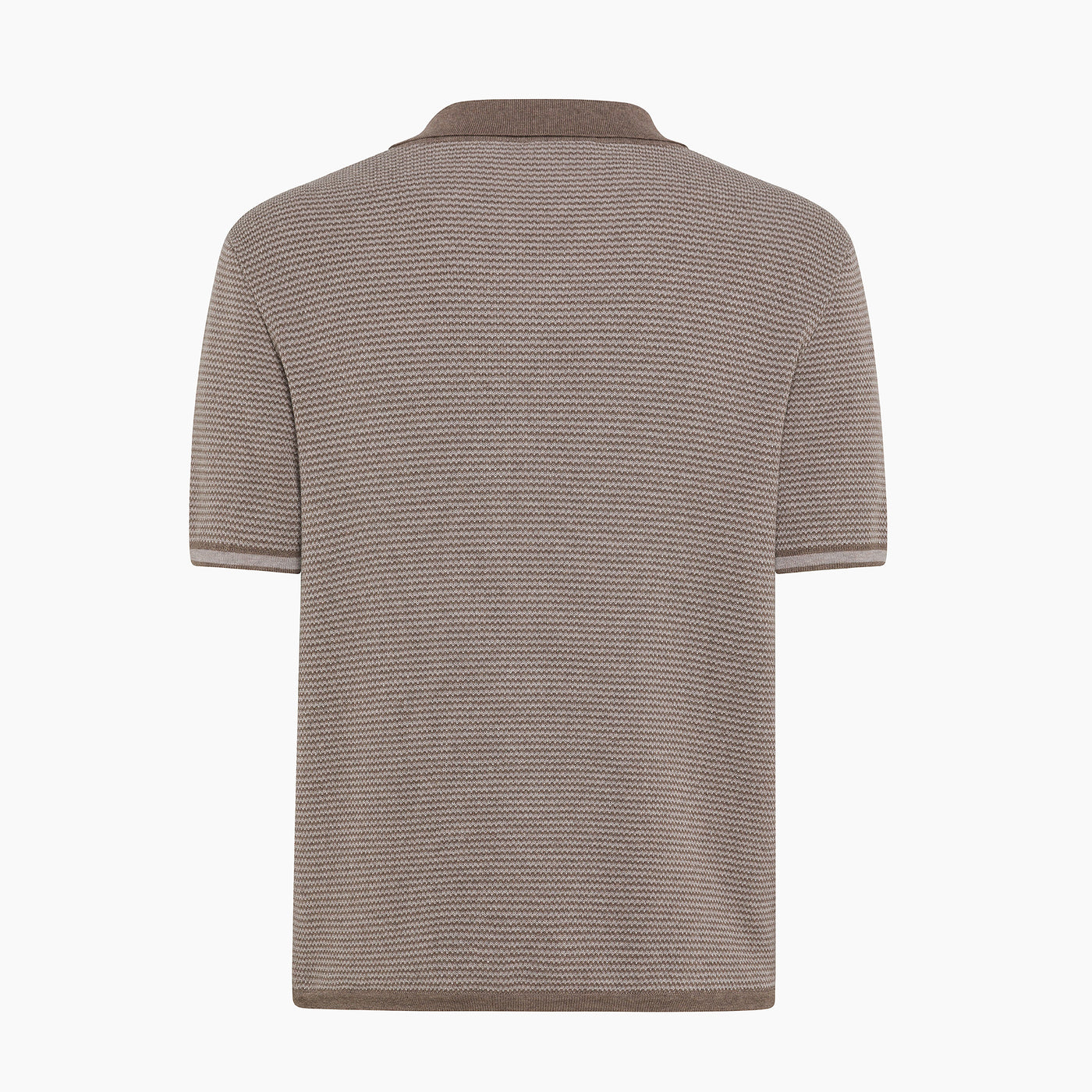 Adley short-sleeve knitted polo in Cotton