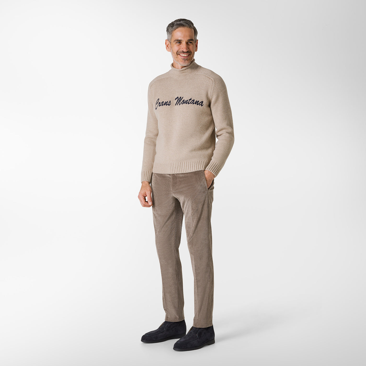 Adon knitted crewneck jumper Crans Montana