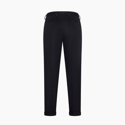 Alain Pleated Chino Pants in Magnifico Wool