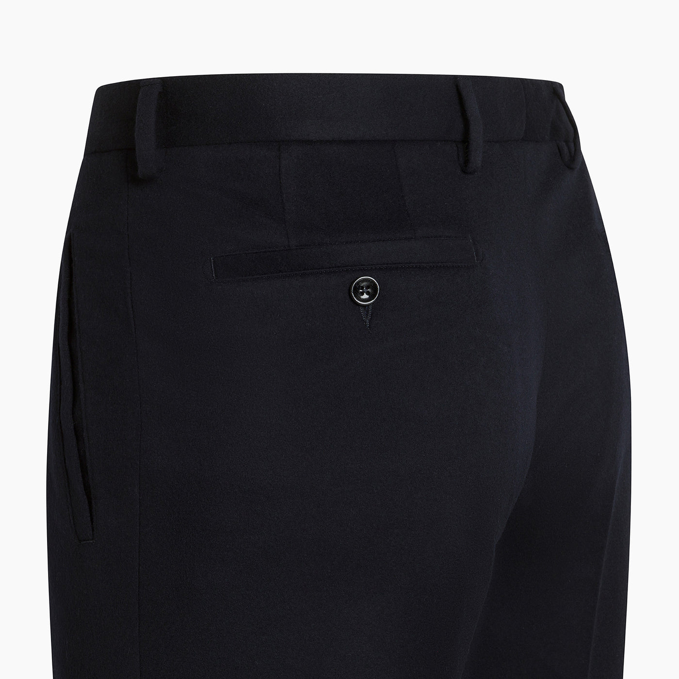 Alain Pleated Chino Pants in Magnifico Wool