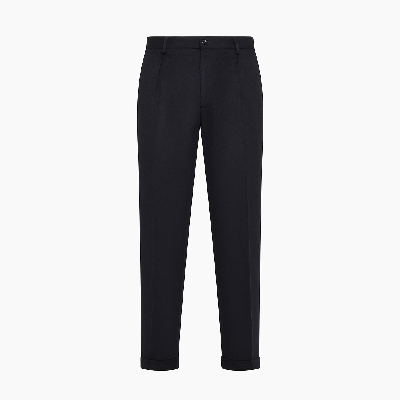 Alain Pleated Chino Pants in Magnifico Wool