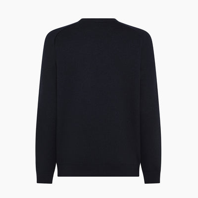 Alem Felted crewneck in extrafine Merino Wool