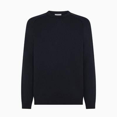 Alem Felted crewneck in extrafine Merino Wool