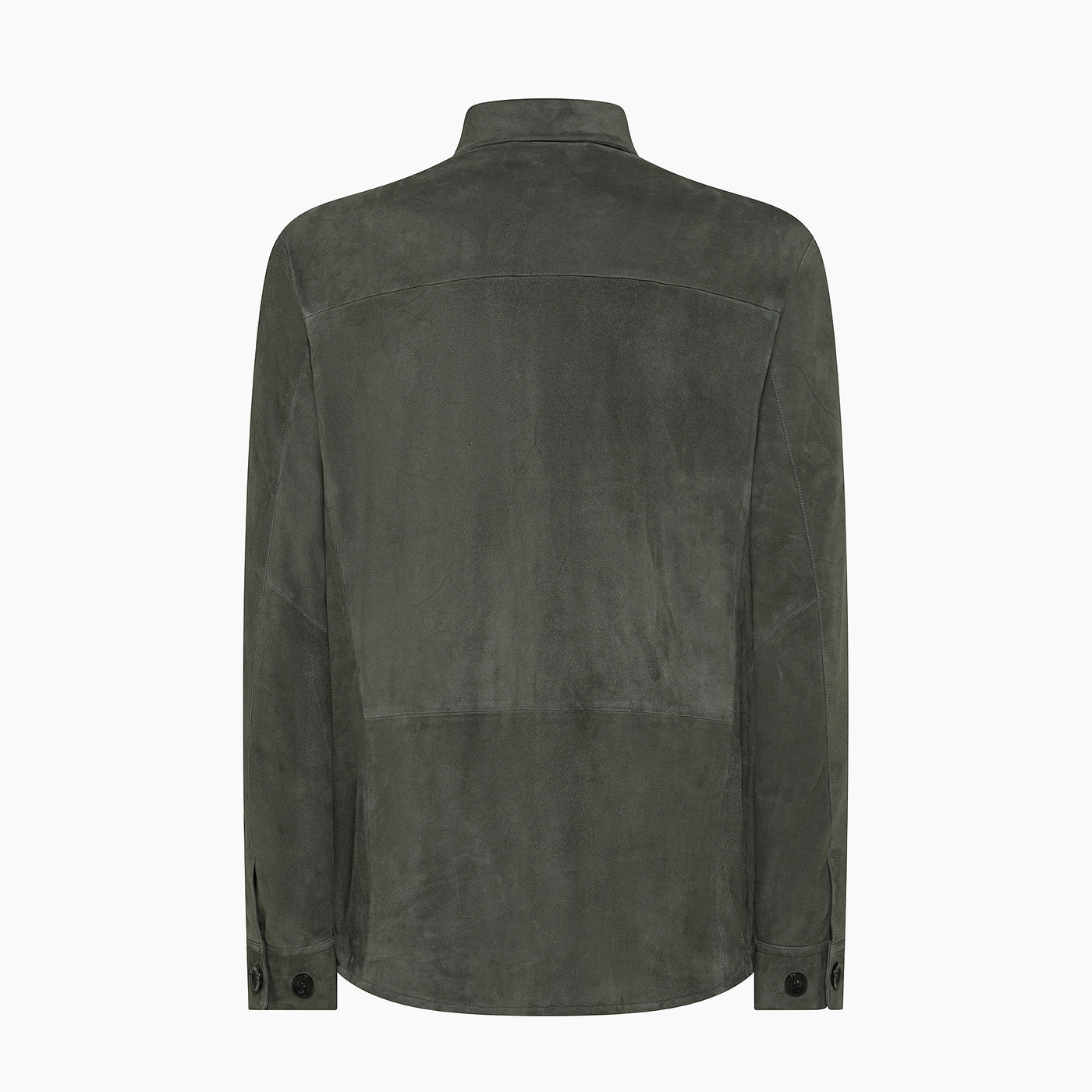 Amauri Shirt Jacket in Suede Leather