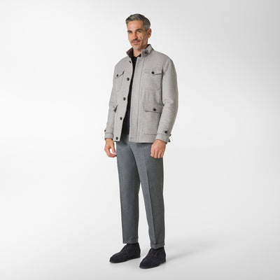 Armand Field Jacket in Compact Wool