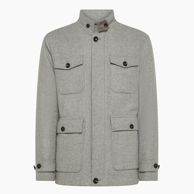 Armand Field Jacket in Compact Wool