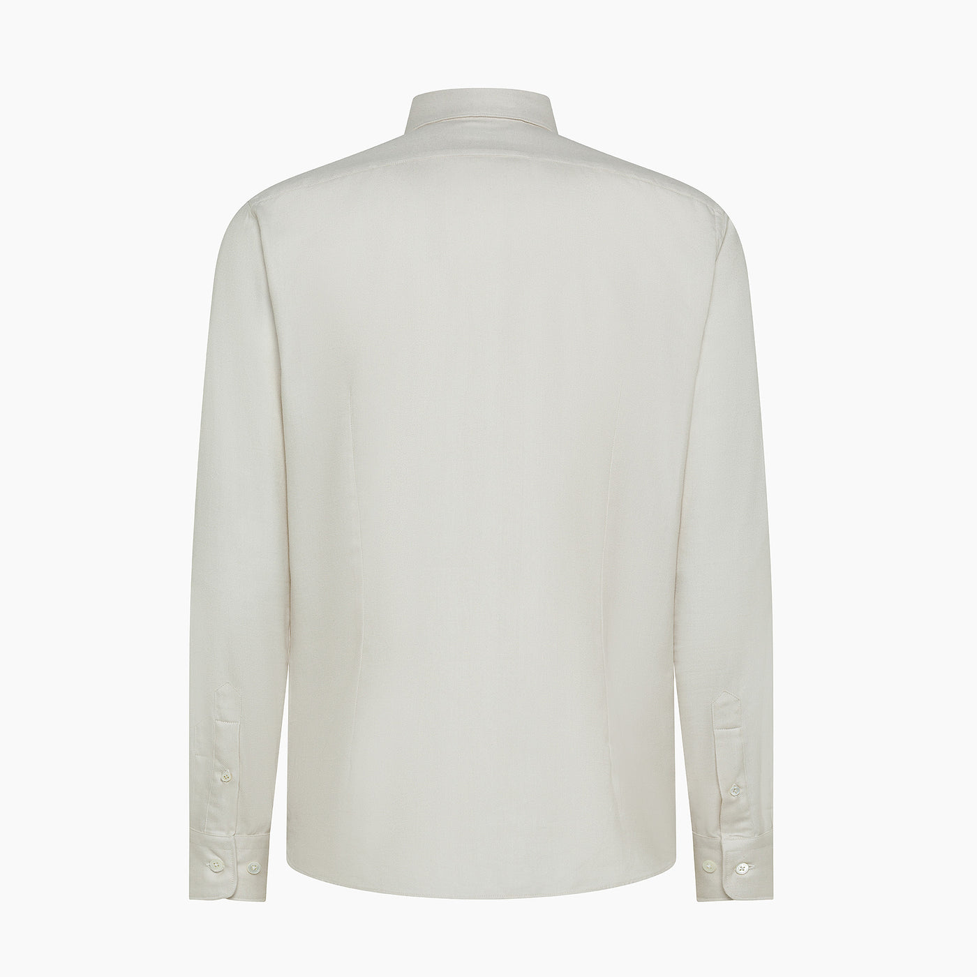 Clamenc shirt in herringbone cotton-tencel