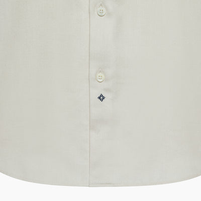 Clamenc shirt in herringbone cotton-tencel