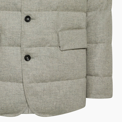 Cole down blazer in Wool & Cashmere Flannel