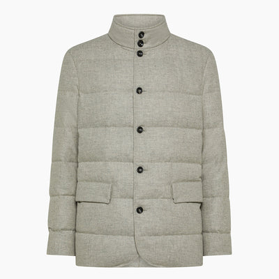 Cole down blazer in Wool & Cashmere Flannel