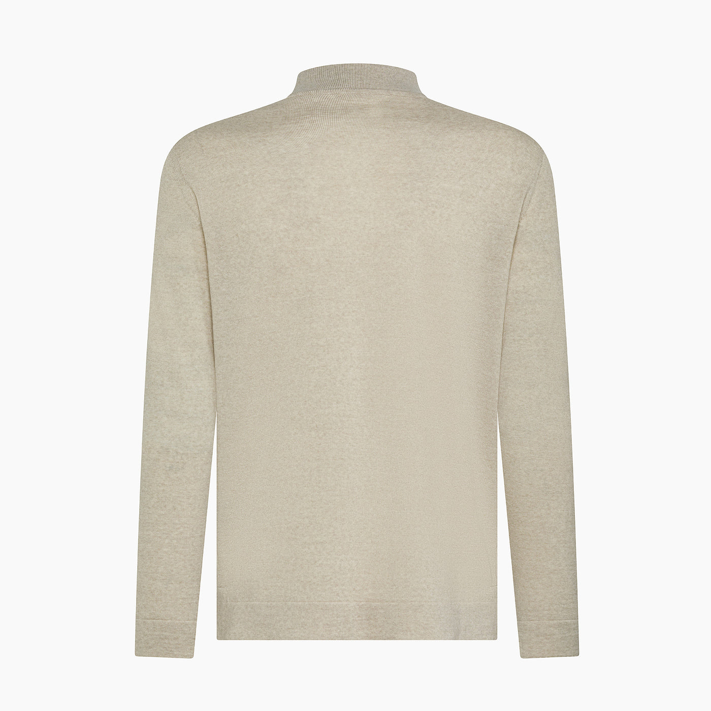 Gad knit half zip jumper in wool