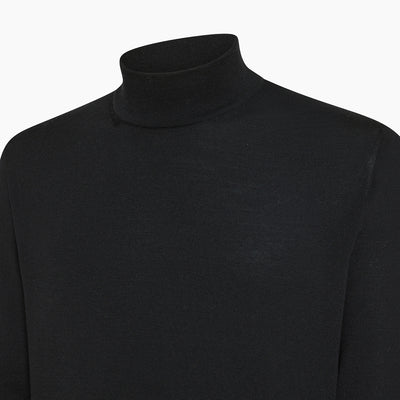 Gilles cycling collar jumper in 120's Merino Wool