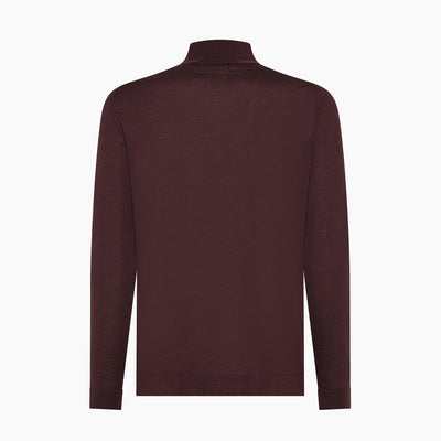 Gilles cycling collar jumper in 140's luxury Wool