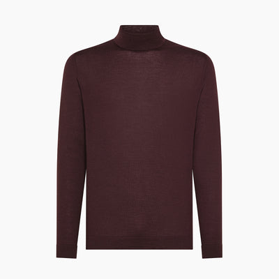 Gilles cycling collar jumper in 140's luxury Wool