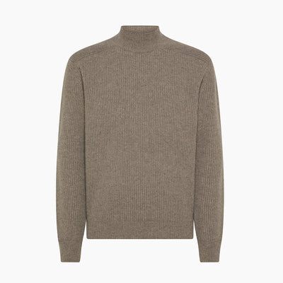 Gordon cycling collar jumper in Wool and Cashmere