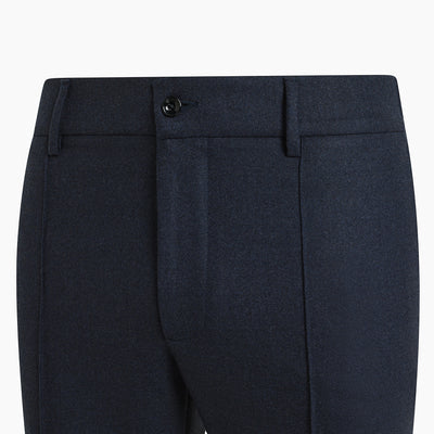 Grant chino pants in jersely flannel wool