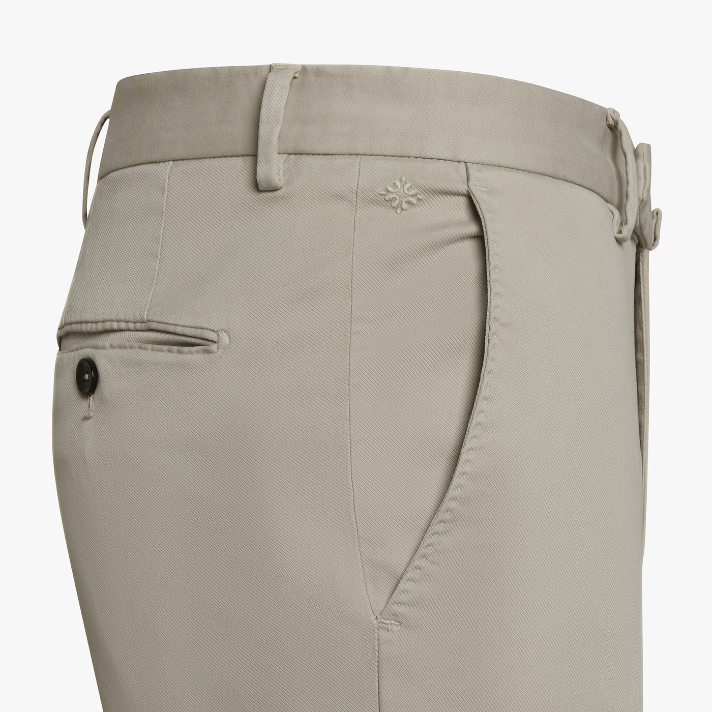 Ilan GD chino in natural twill stretch