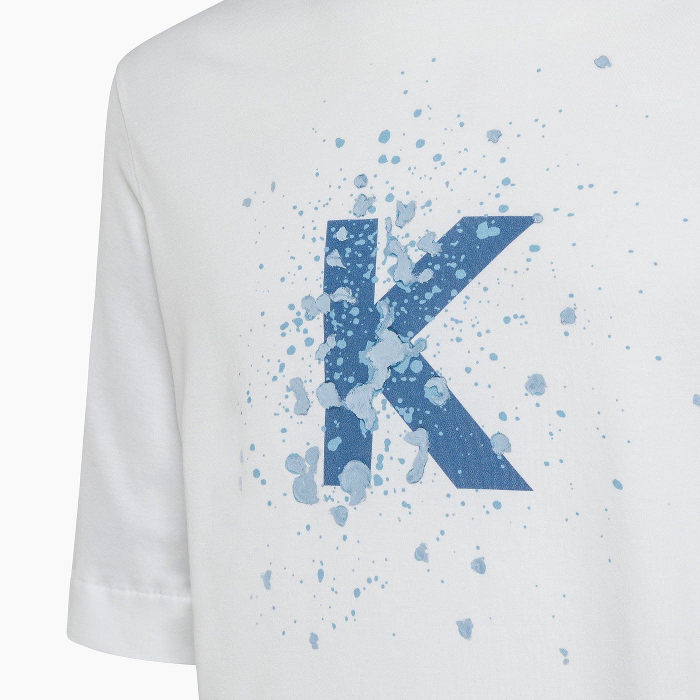Indivar K printed t-shirt s/s in luxury jersey (Blue)