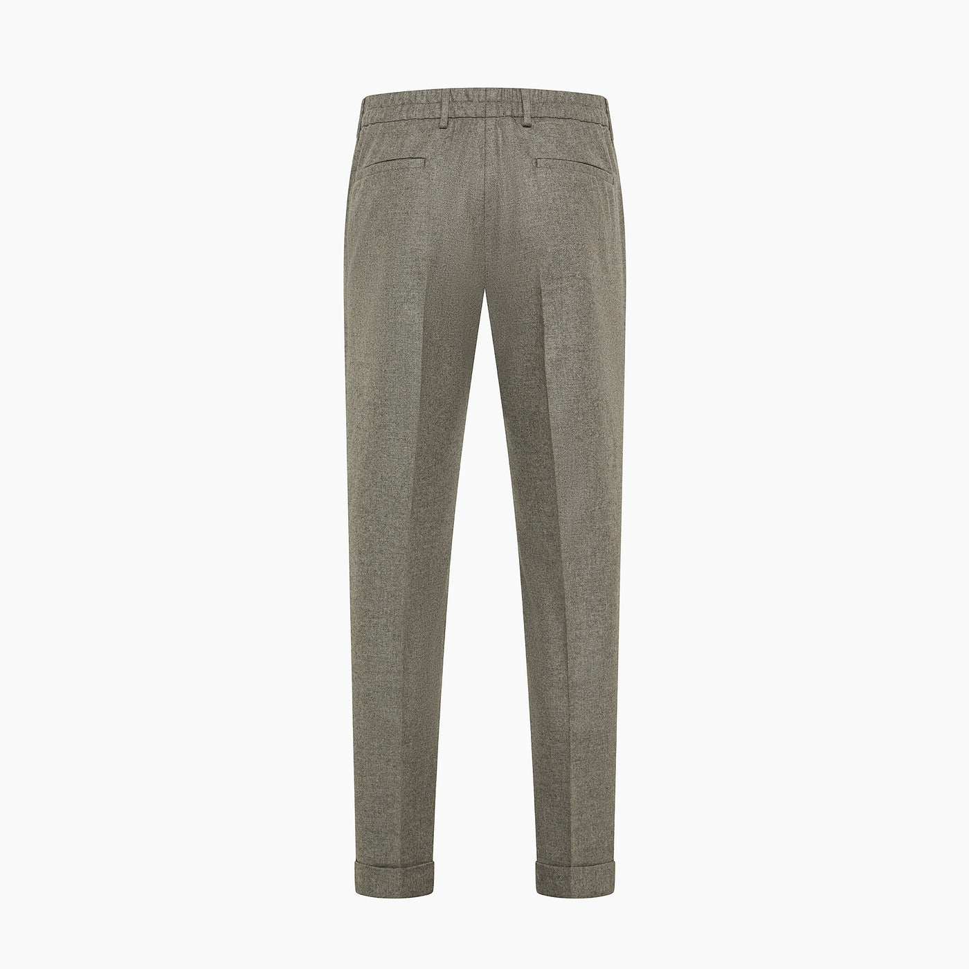 Juste easy pants in wool cashmere flannel melange
