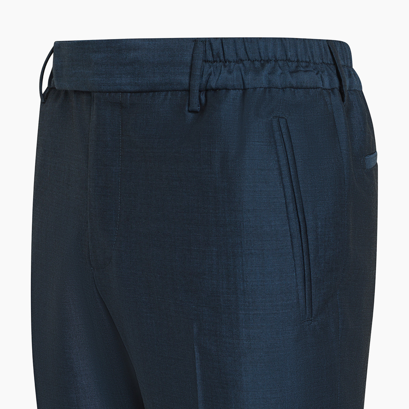 Juste easy pants in Royal Wool Mohair