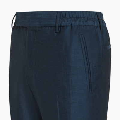 Juste easy pants in Royal Wool Mohair