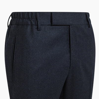Juste easy pants in wool cashmere Favola flannel