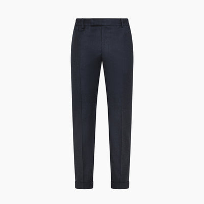 Juste easy pants in wool cashmere Favola flannel