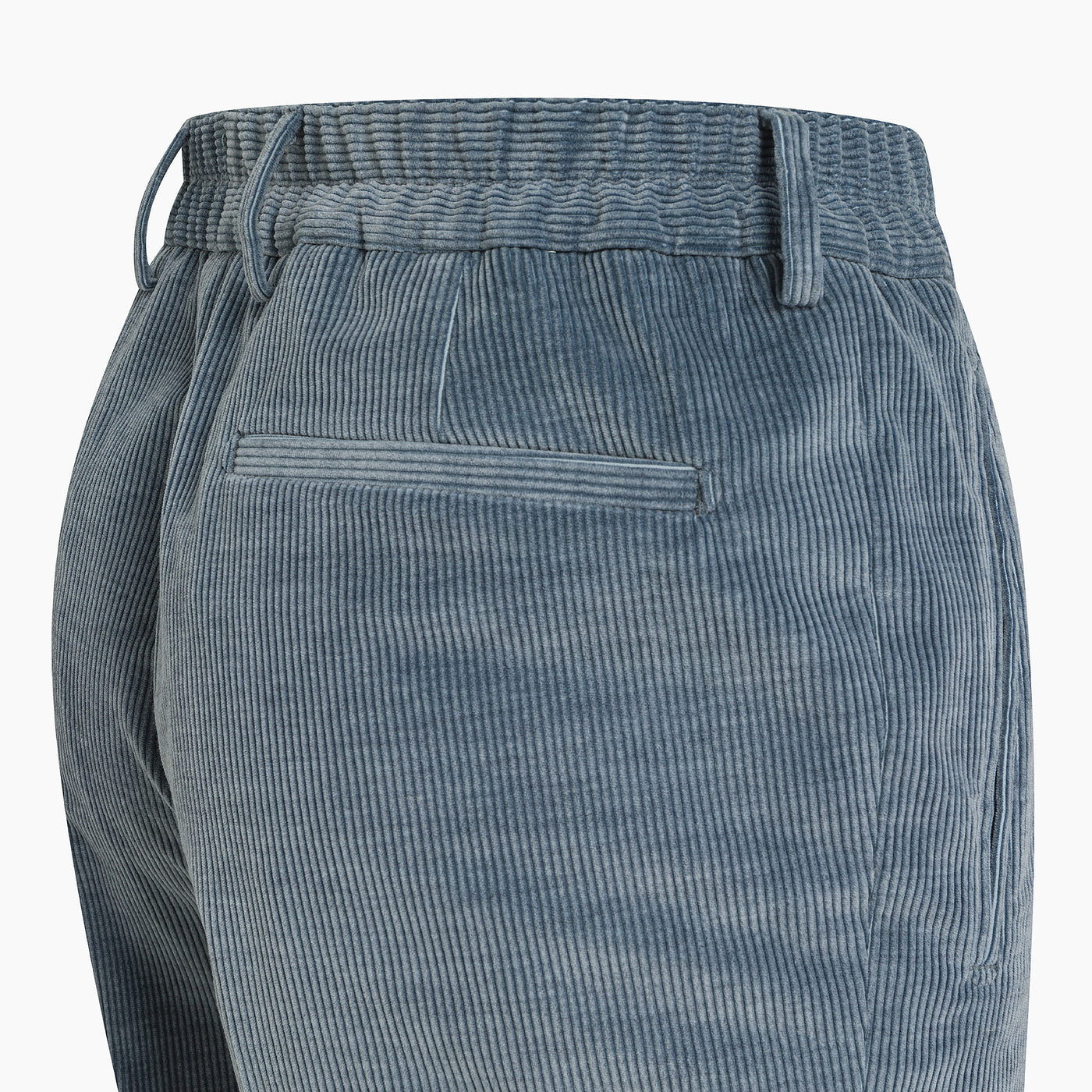 Juste easy pants in cotton & wool stretch corduroy