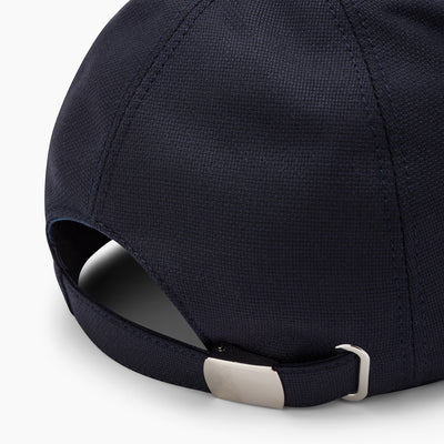 K-Baseball cap in Lux Hopsack Wool