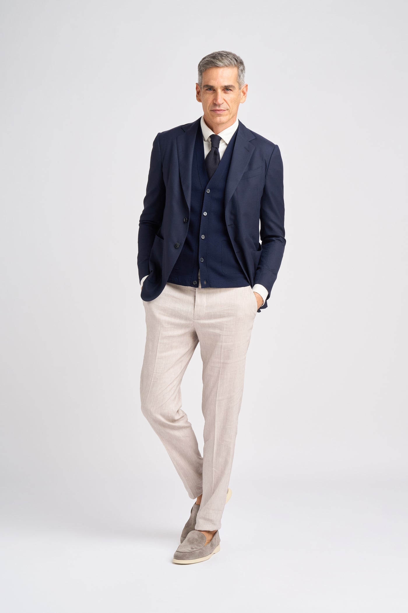 Craig blazer in 160's Twill Wool