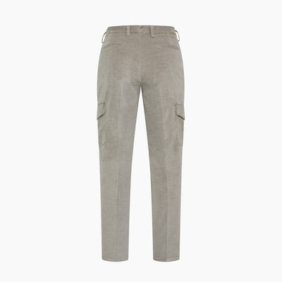 Kasey cargo pants in cotton & wool stretch corduroy