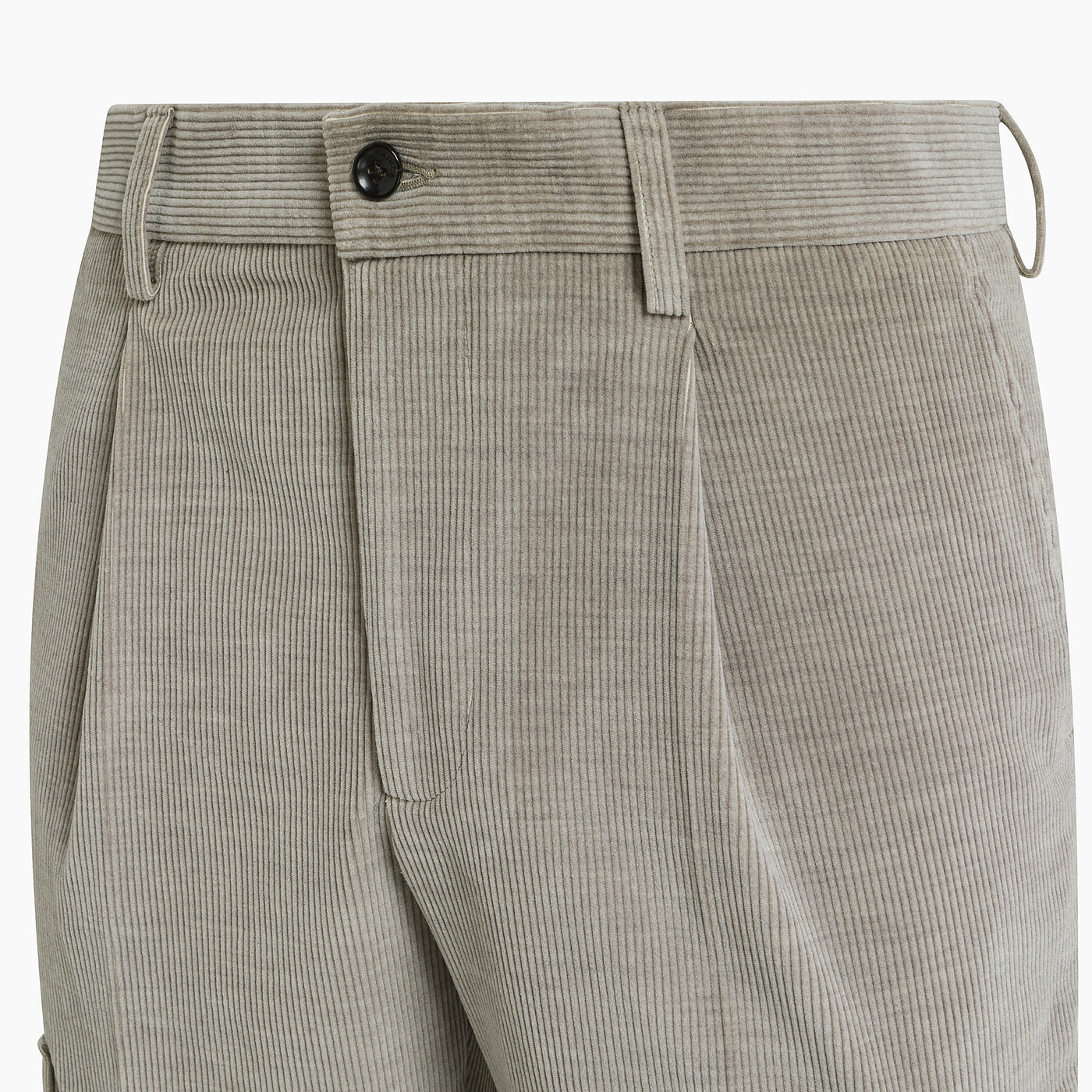 Kasey cargo pants in cotton & wool stretch corduroy