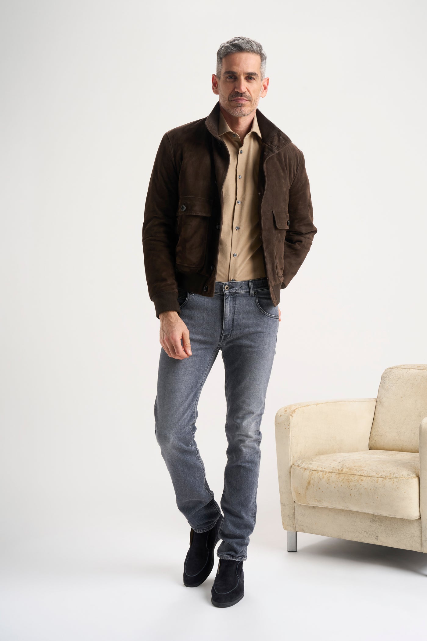 Aloi denim (Charcoal Grey)