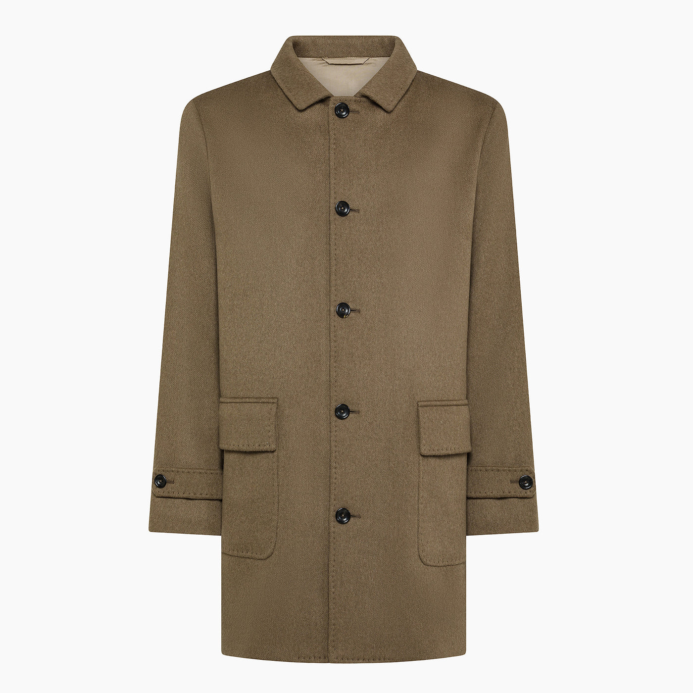Lamont coat in twill Wool & Cashmere
