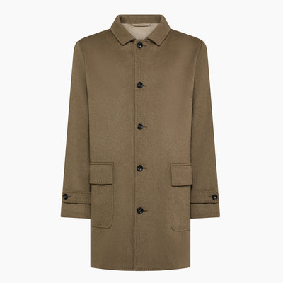 Lamont coat in twill Wool & Cashmere