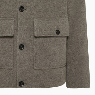 Lester hybrid jacket in wool & cashmere