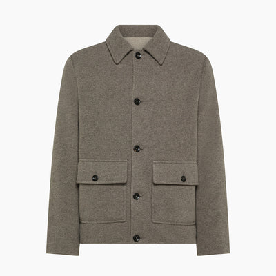 Lester hybrid jacket in wool & cashmere