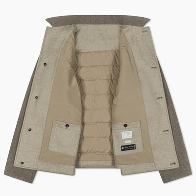 Lester hybrid jacket in wool & cashmere