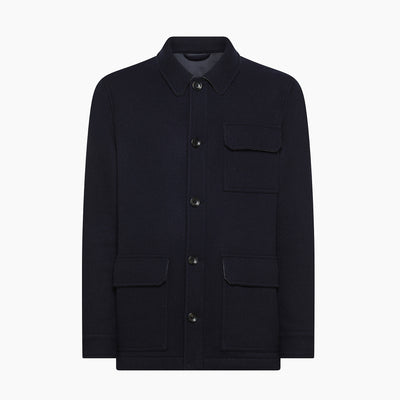Maddox jacket in double Wool & Cashmere
