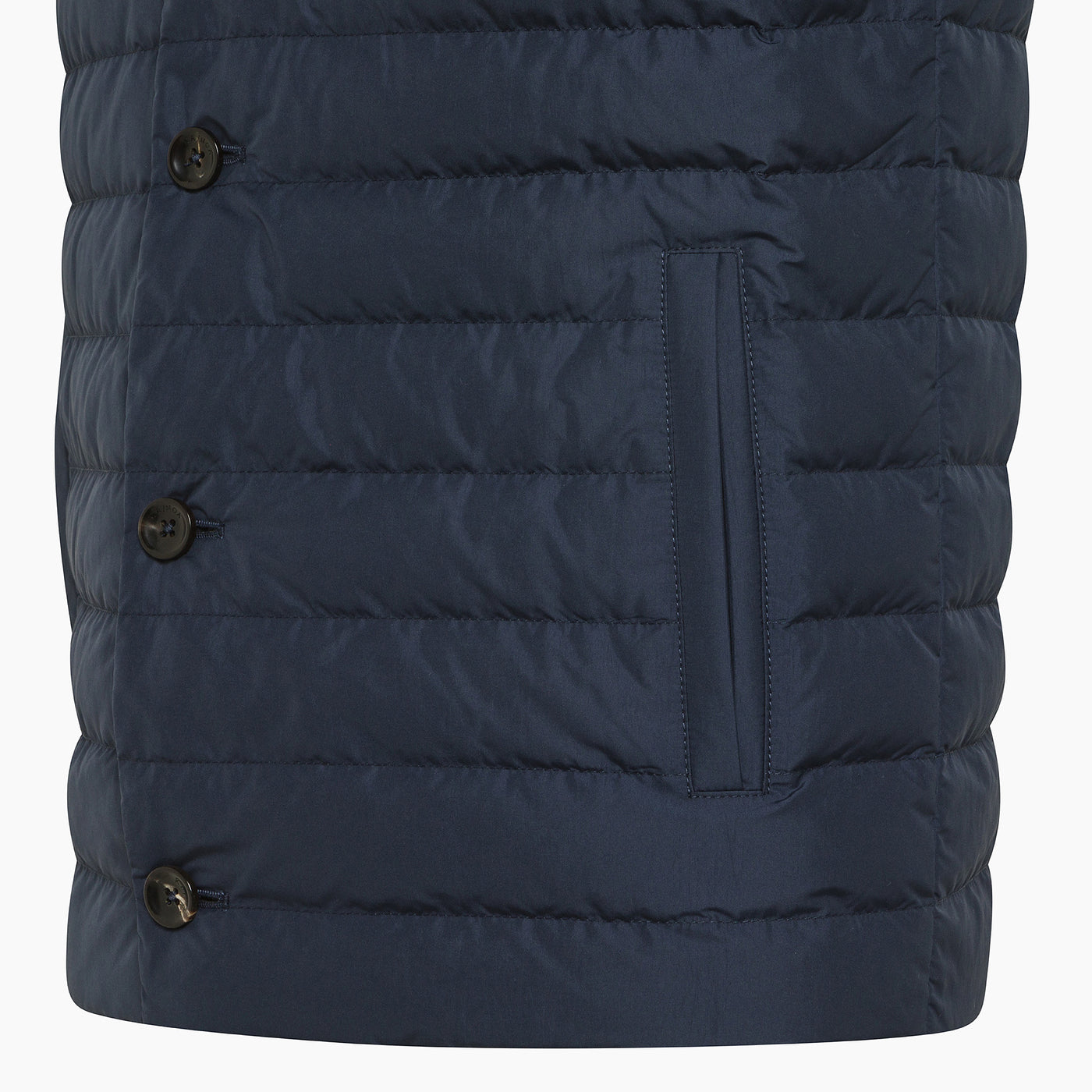 Malcom down vest in superlight microfiber