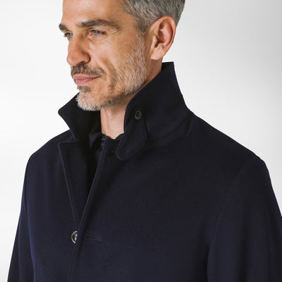 Meyer coat in Doeskin Tech Wool